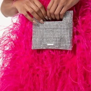 Cult Gaia nano rhinestone bag